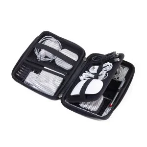 Troika Organiser Bag - Pouch voor make-up, elektronica en accessoires zwart