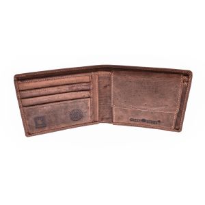 GreenBurry Heren Portemonnee Vintage Bifold 